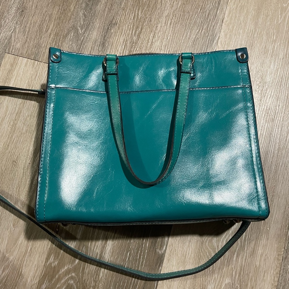 Patricia Nash Turquoise Leather Tote